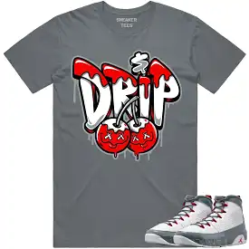 Jordan 9 Fire Red 9s Shirt to Match - RED MONEY DRIP