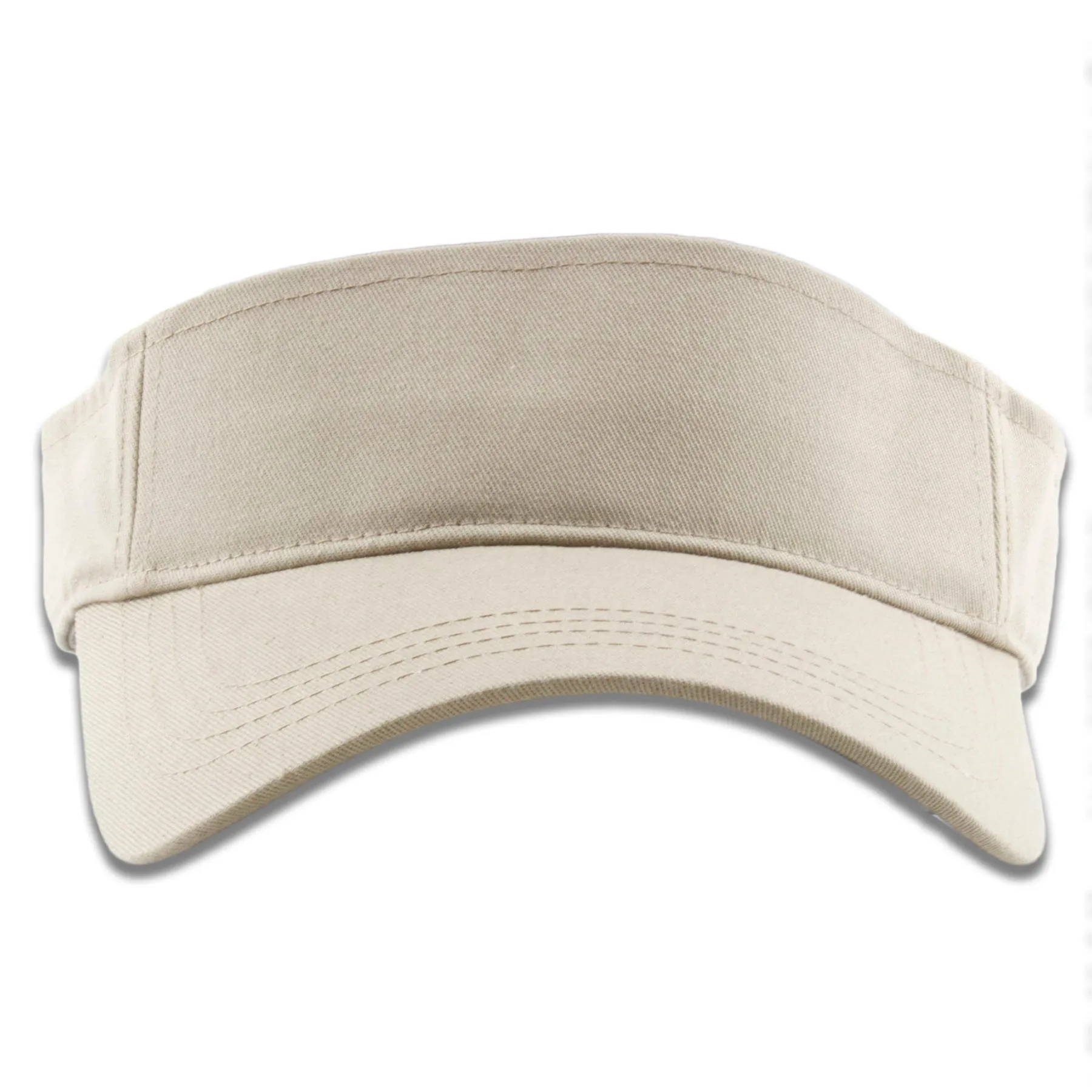 Khaki Blank Adjustable Visor