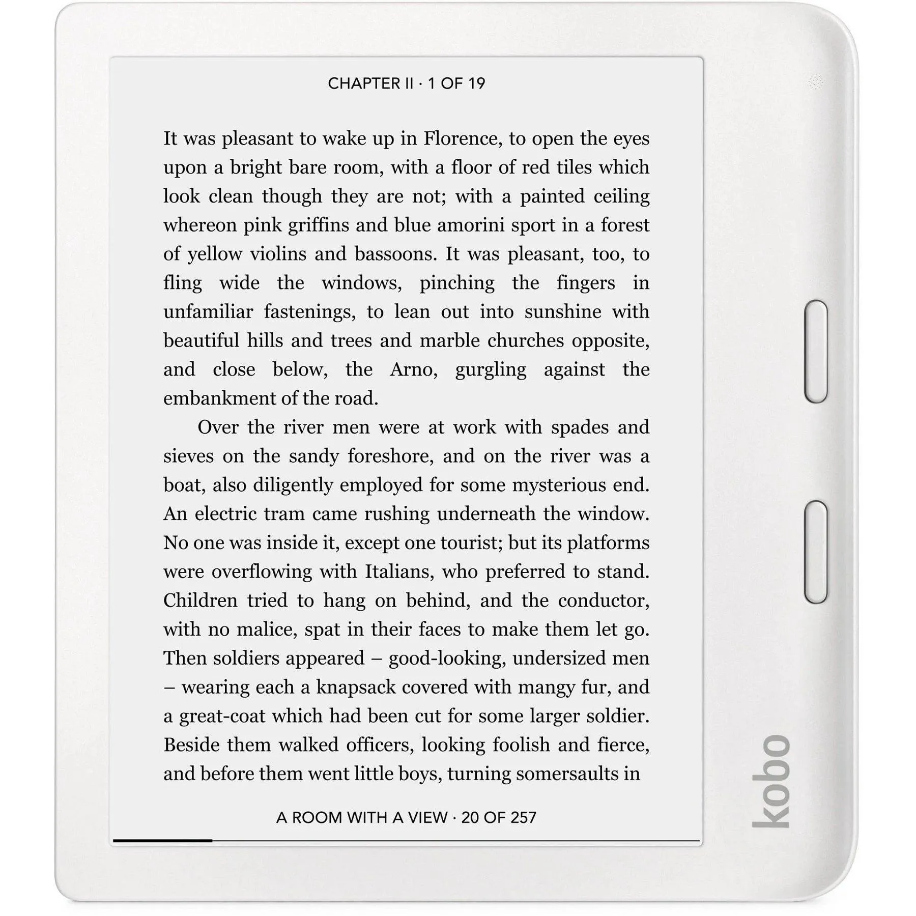 Kobo Libra 2 Digital Text Reader eReader 7 Display 32 GB Flash Touchscreen Wireless LAN Bluetooth USB White