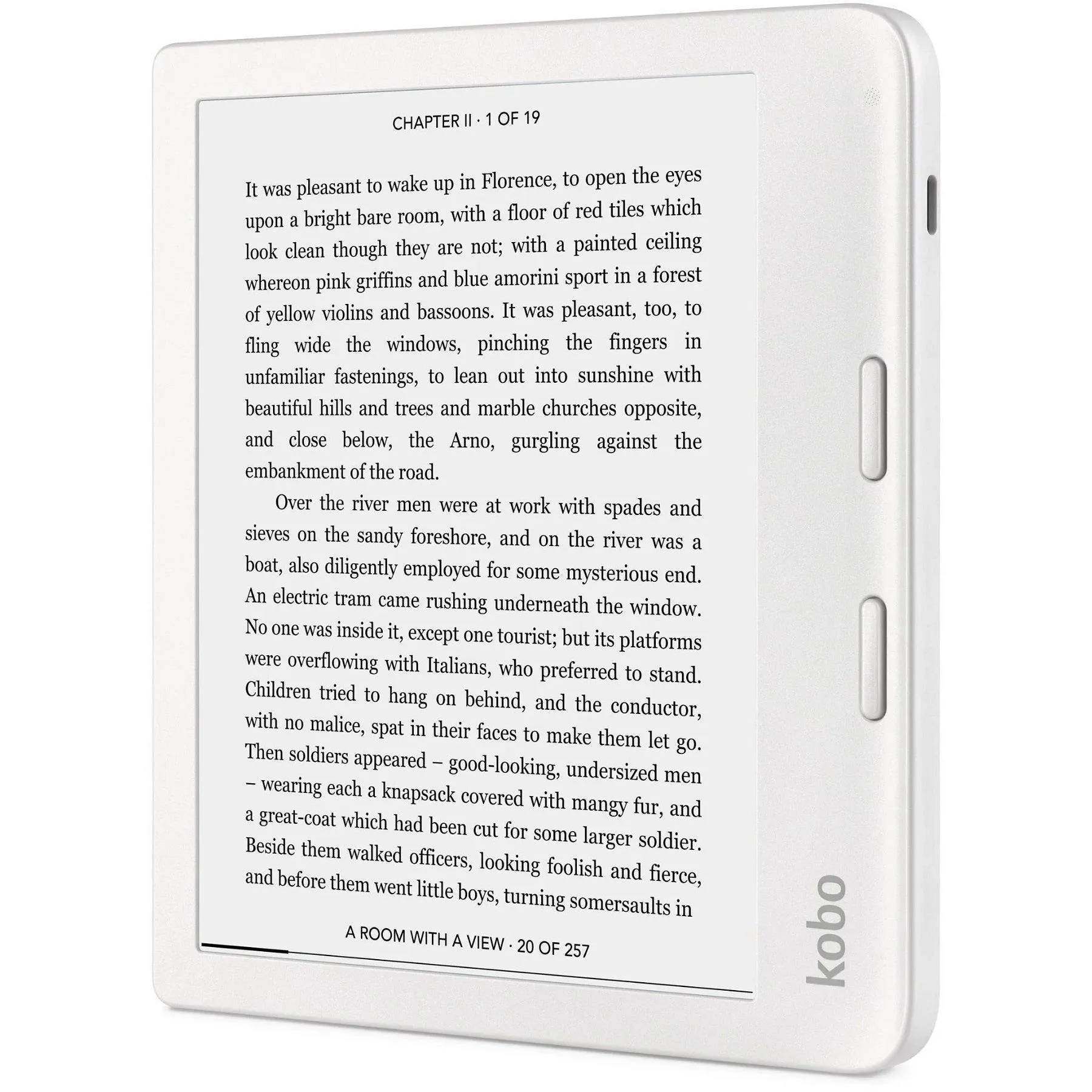 Kobo Libra 2 Digital Text Reader eReader 7 Display 32 GB Flash Touchscreen Wireless LAN Bluetooth USB White