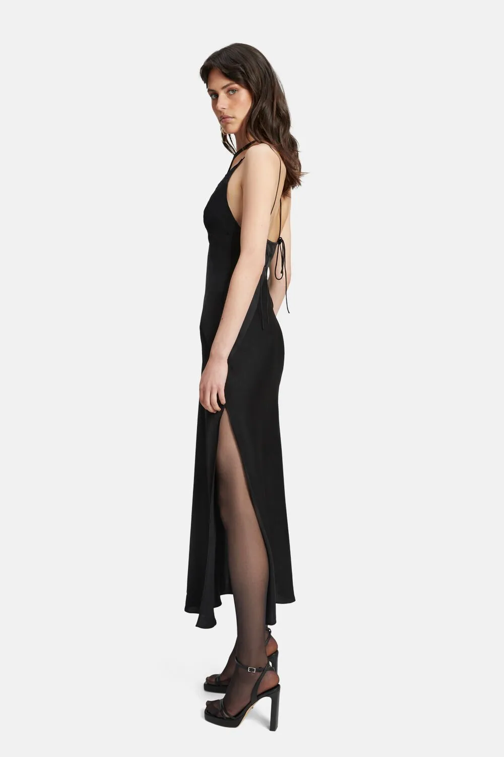 Lamont Slip Dress - Black