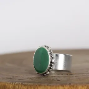 Large Malachite Ring