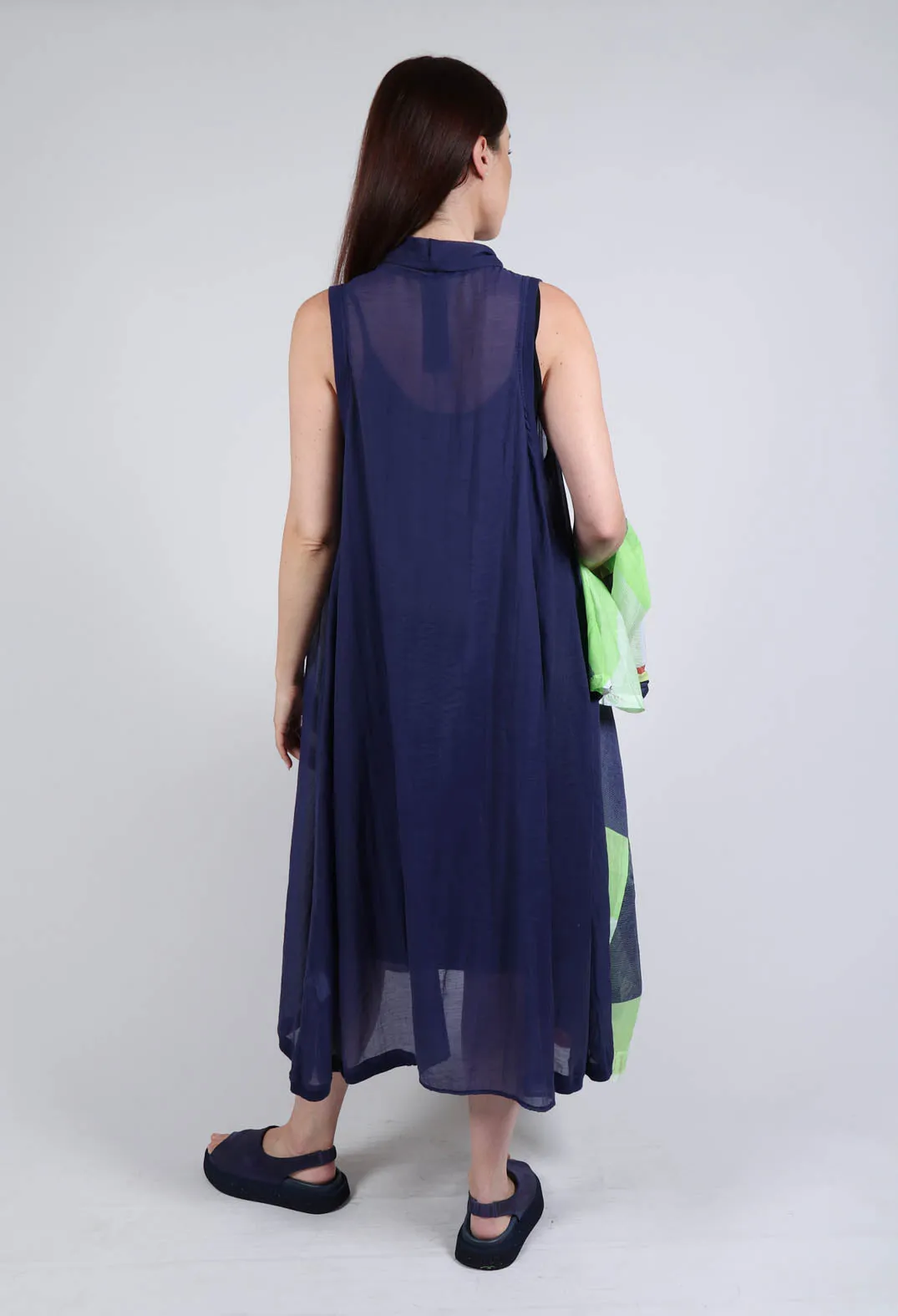 Lightweight Sleeveless Dress in Azur