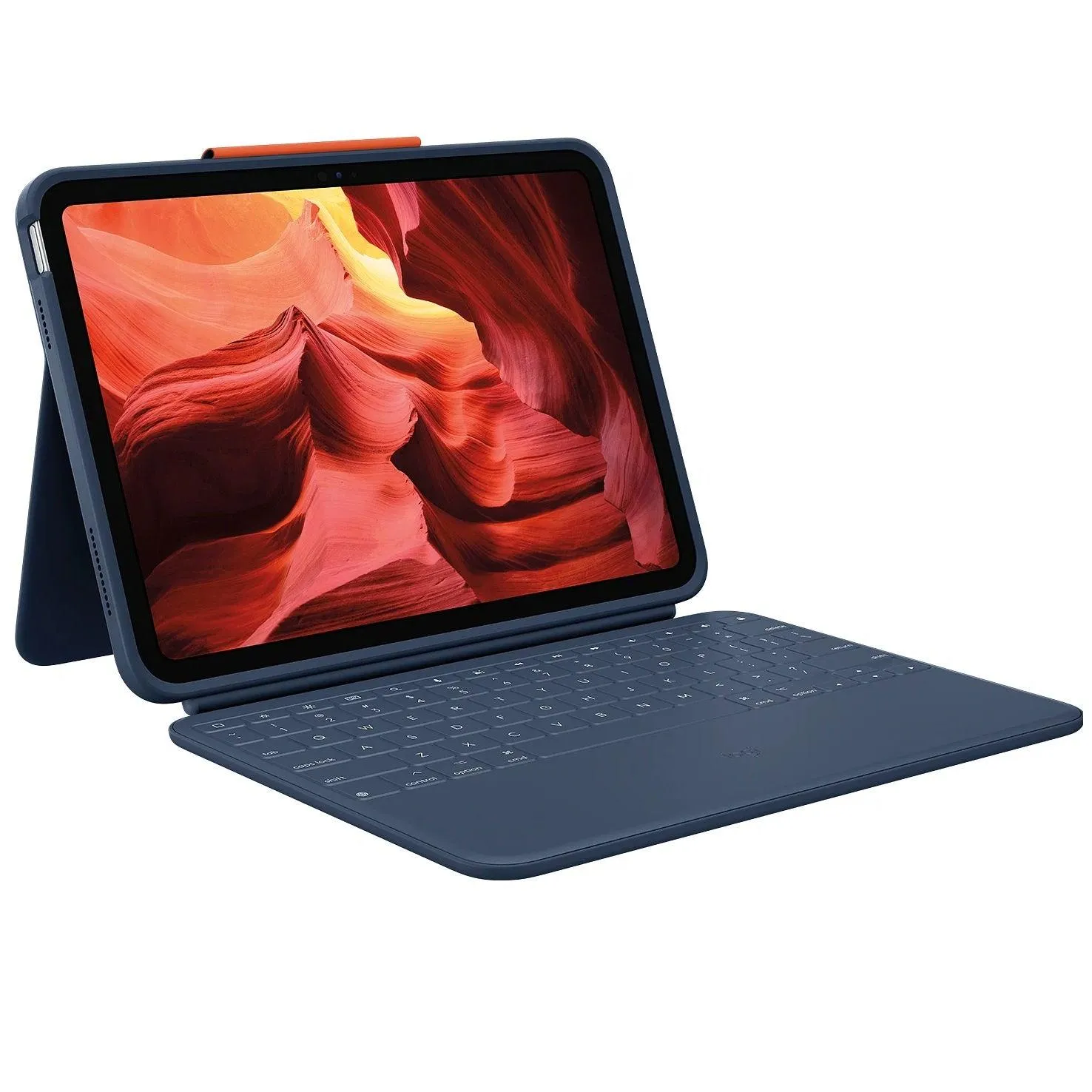 Logitech Rugged Protective Keyboard Case Combo 4 for iPad 10.9 10th Gen Blue