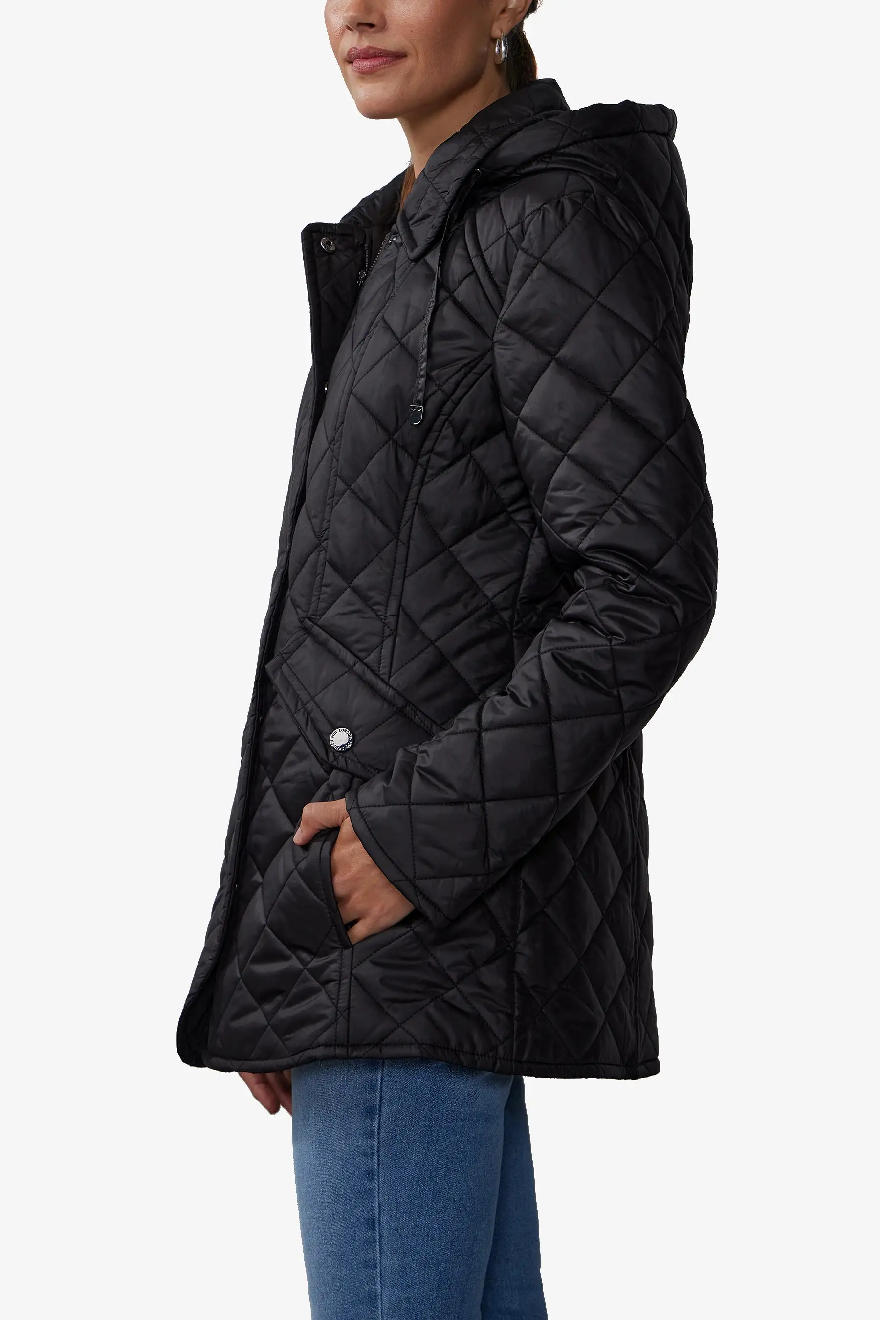 Long Sleeve Quilted Jacket