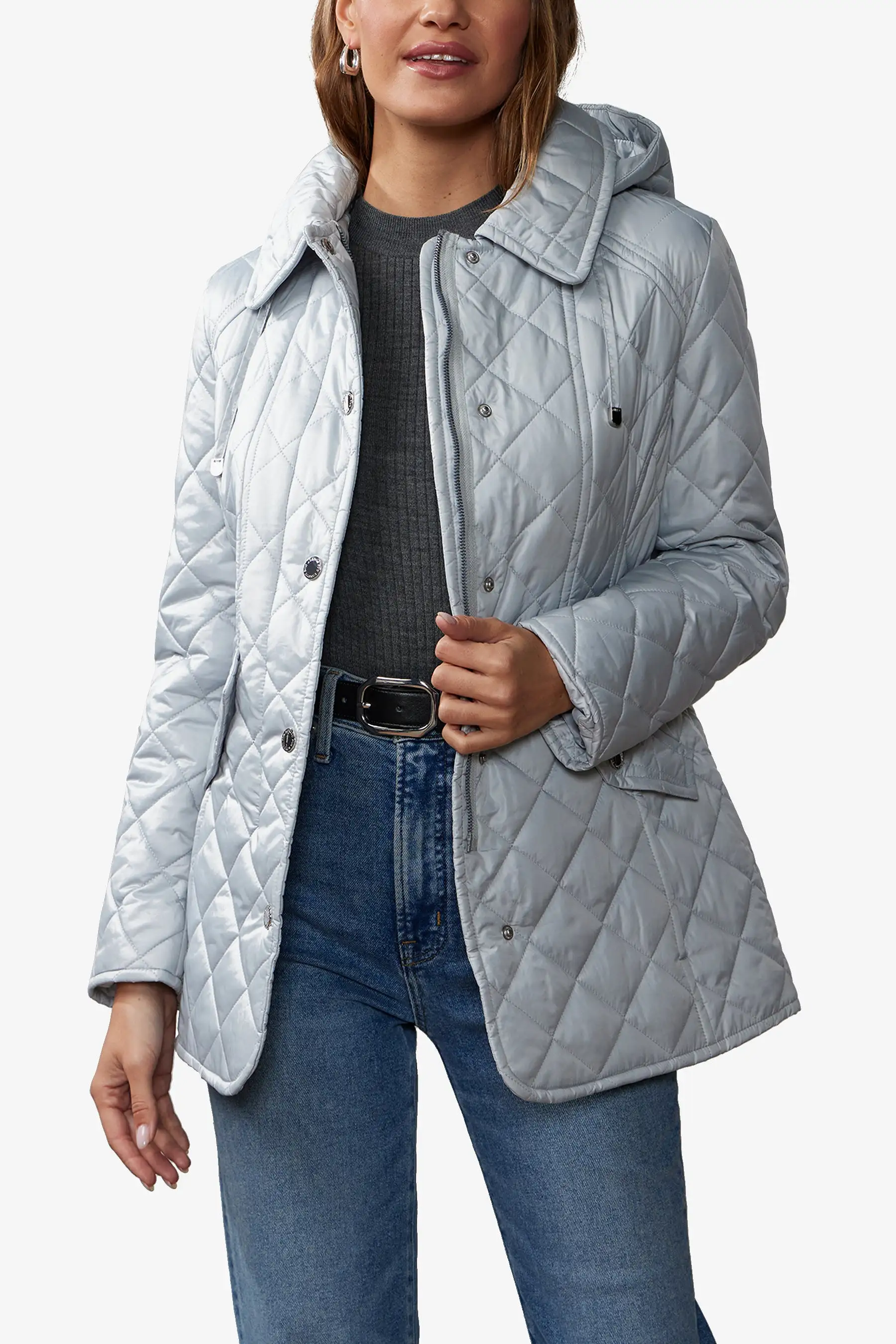 Long Sleeve Quilted Jacket