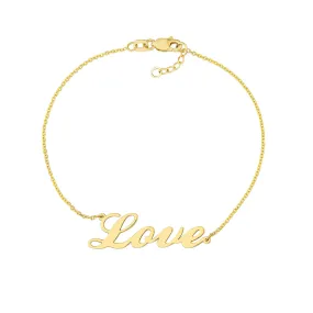 Love Adjustable Bracelet