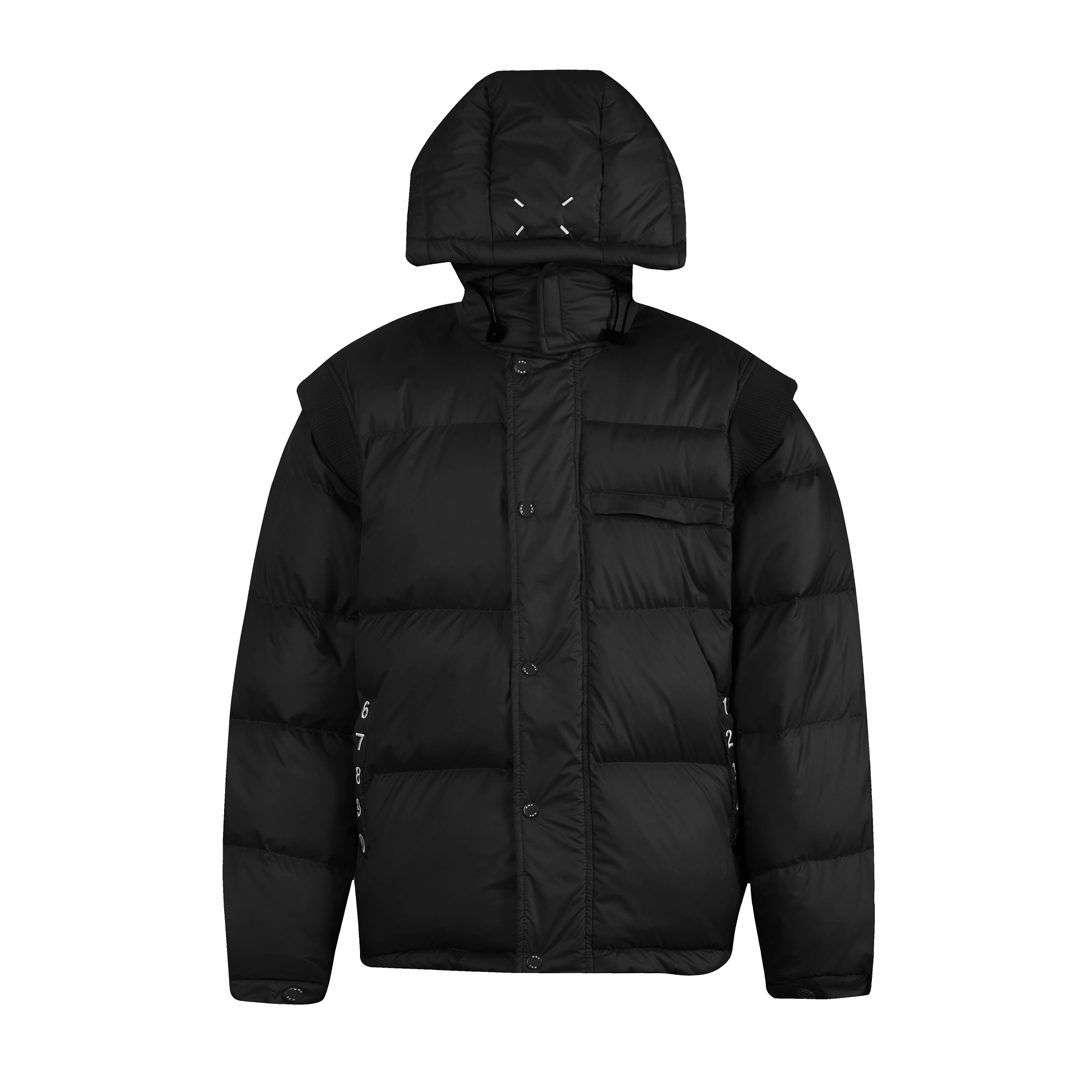 Maison Margiela 24SS back digital capsule down jacket series Black 12.19