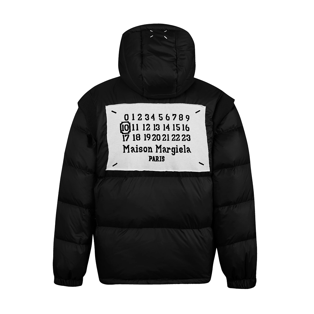 Maison Margiela 24SS back digital capsule down jacket series Black 12.19