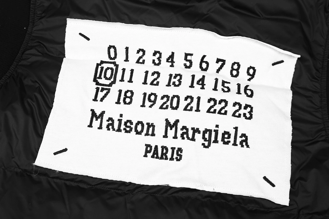 Maison Margiela 24SS back digital capsule down jacket series Black 12.19