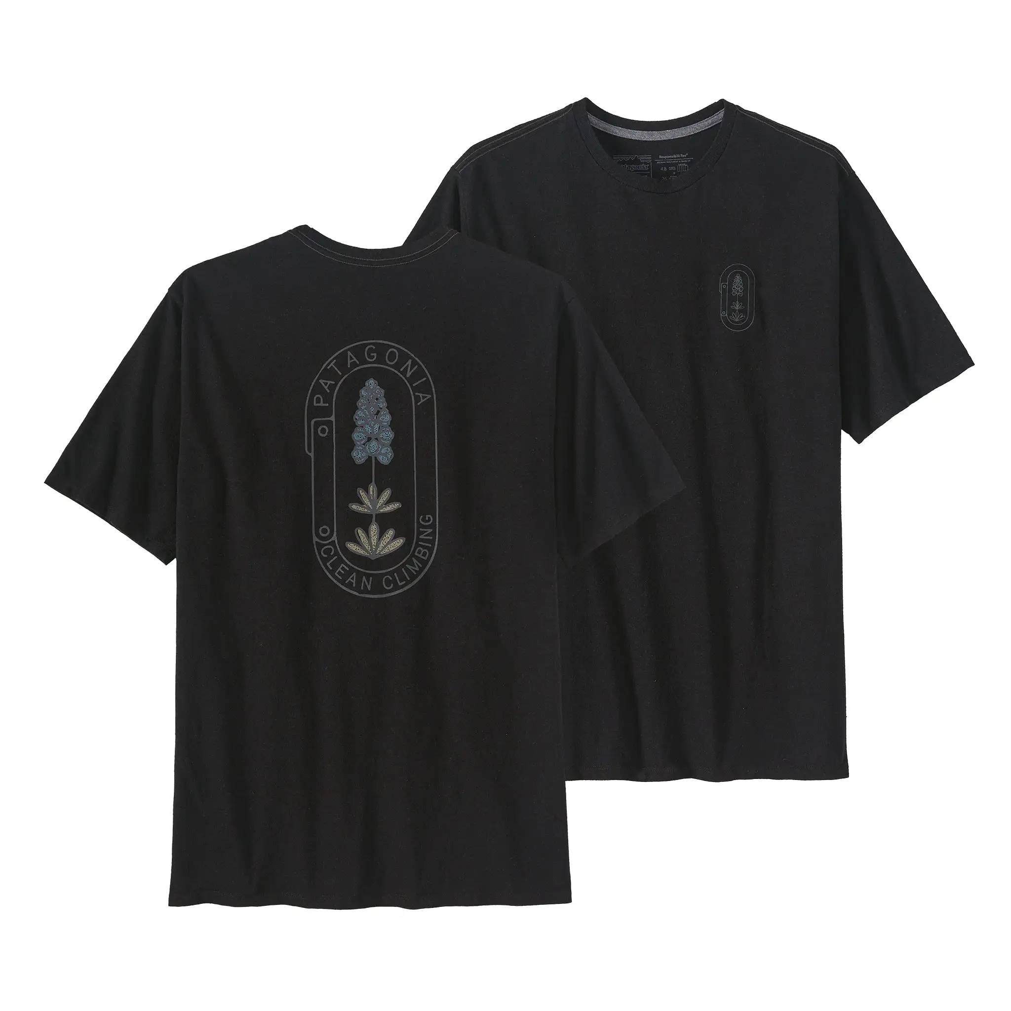 M'S CLEAN CLIMB TRADE TEE RESPONSIBILI INK BLACK