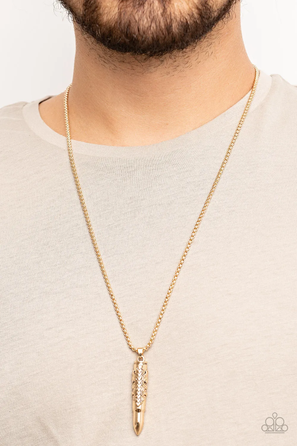 Mysterious Marksman Gold-Necklace