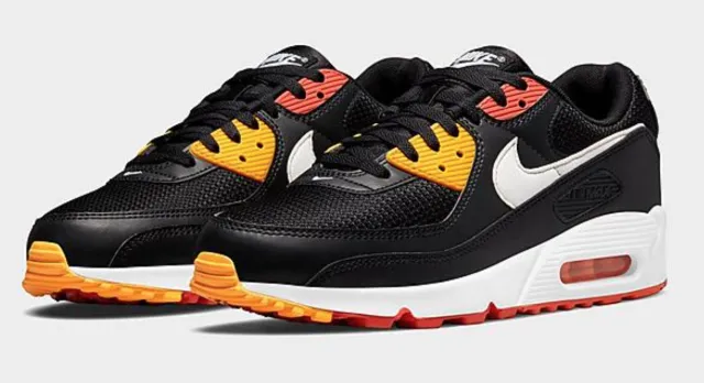 Nike air max 90 raygun black cosmic clay white dj9250 001 men gym shoes size