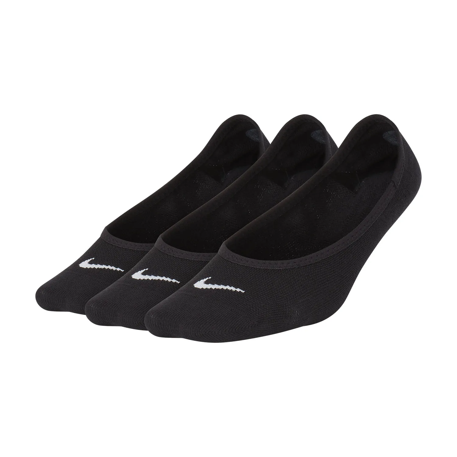 Nike Everyday Lightweight Footie x 3 Calze  Black/White