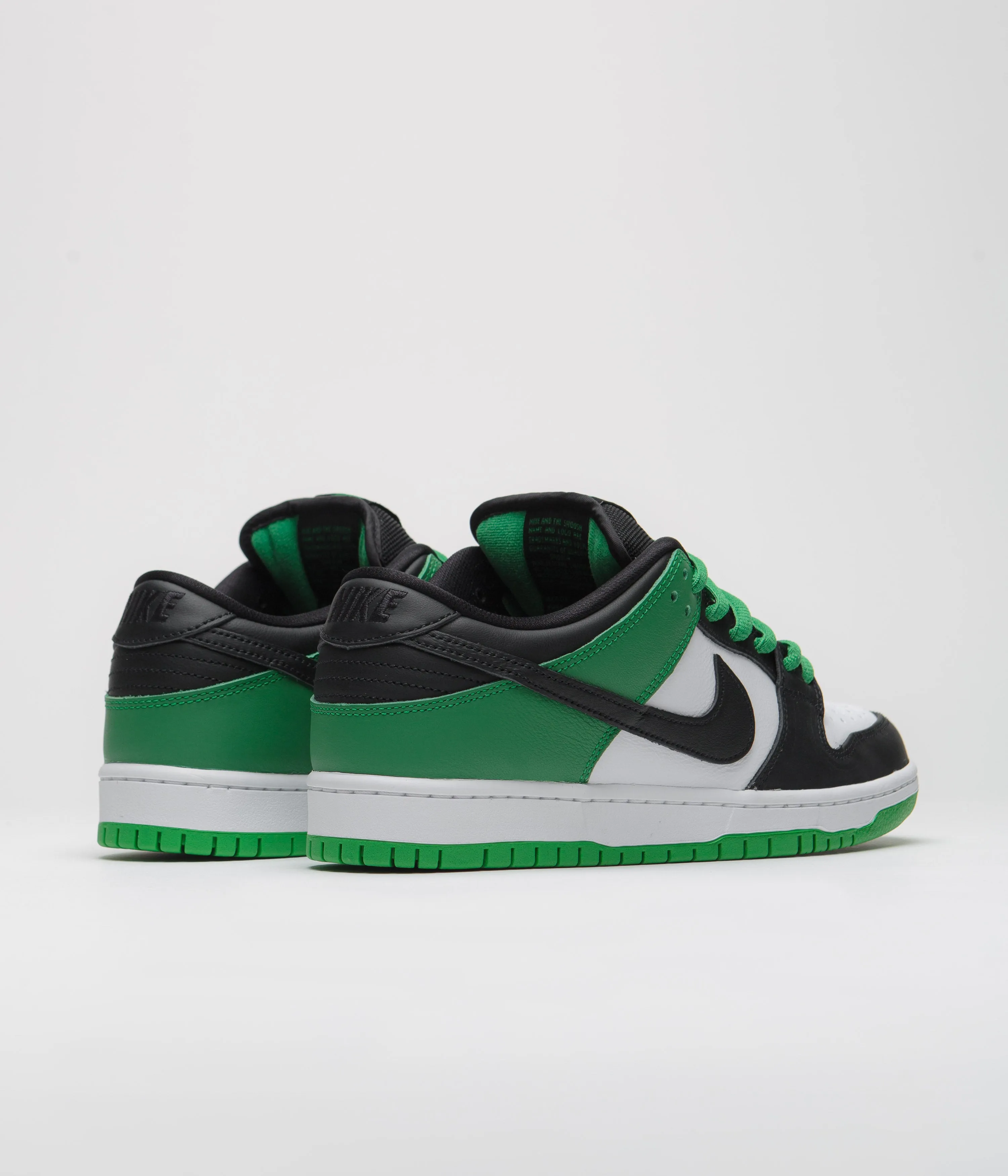 Nike SB Dunk Low Pro Shoes - Classic Green / Black - White - Classic Green - Black