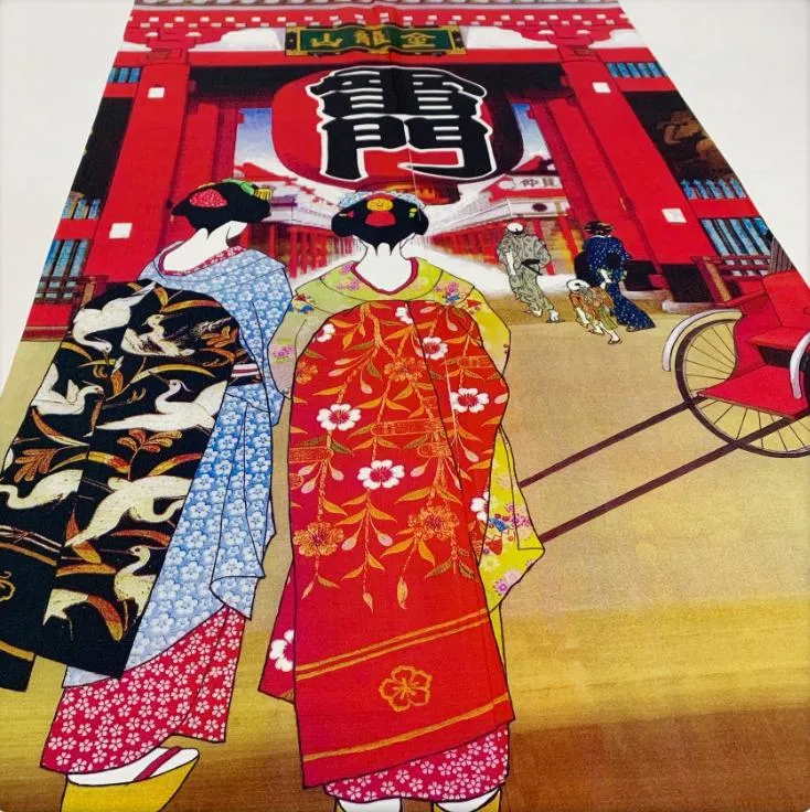 Noren | Curtain | Wall Hanging | Sensoji geisha