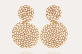 Onde Gourmette earrings gold