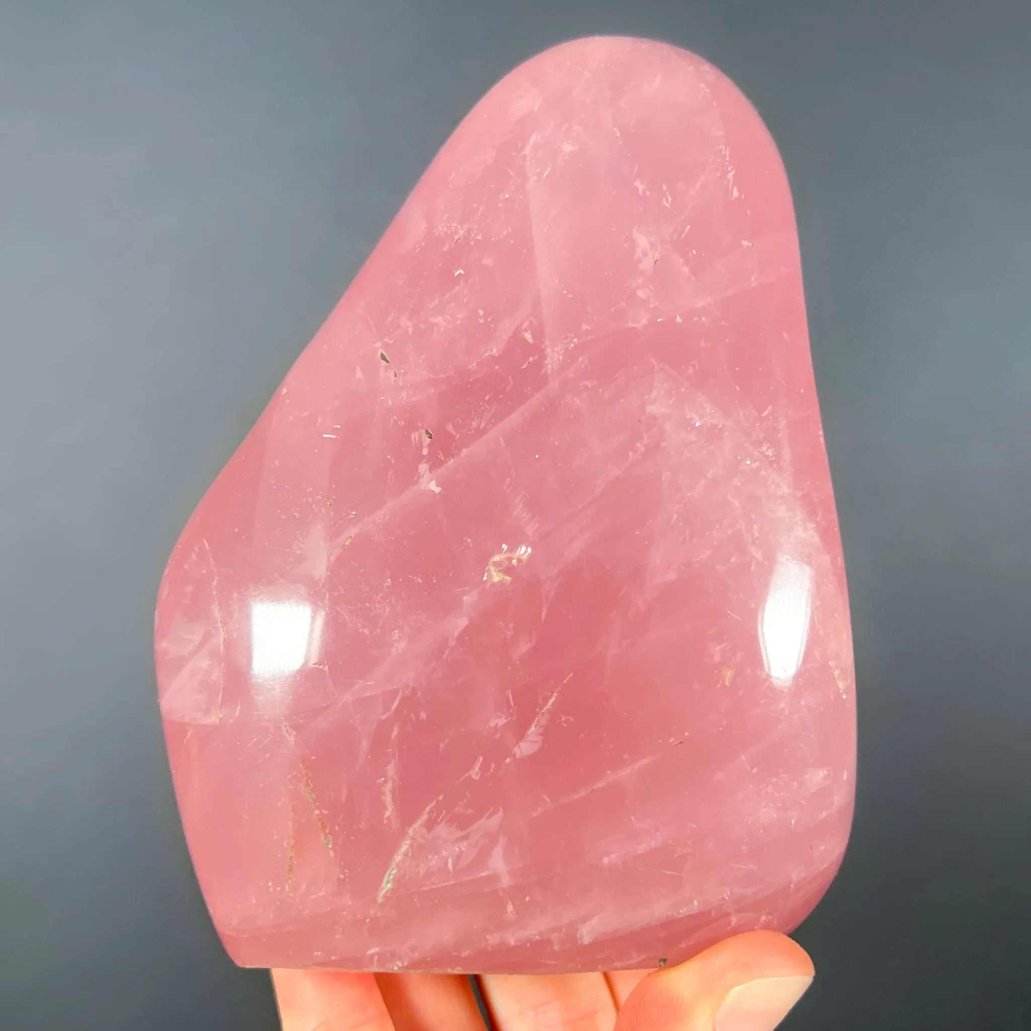 Polished Rose Quartz