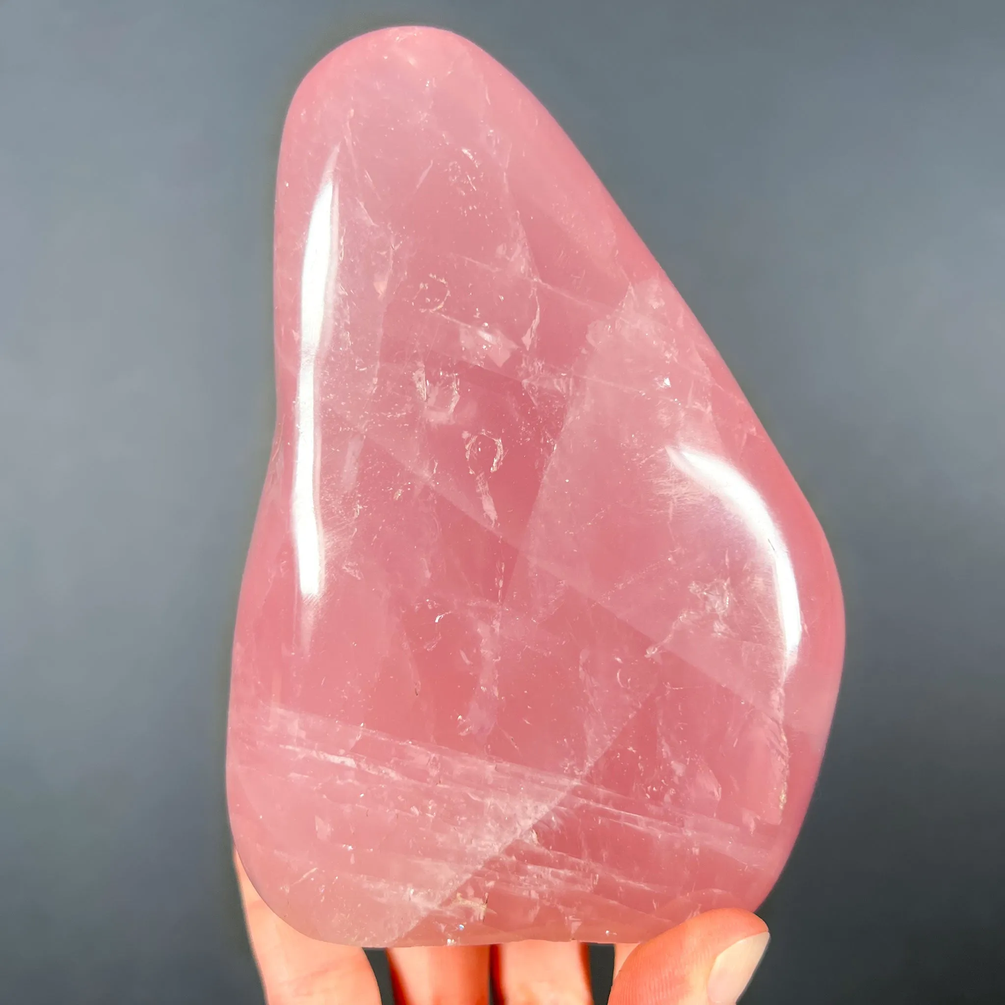 Polished Rose Quartz