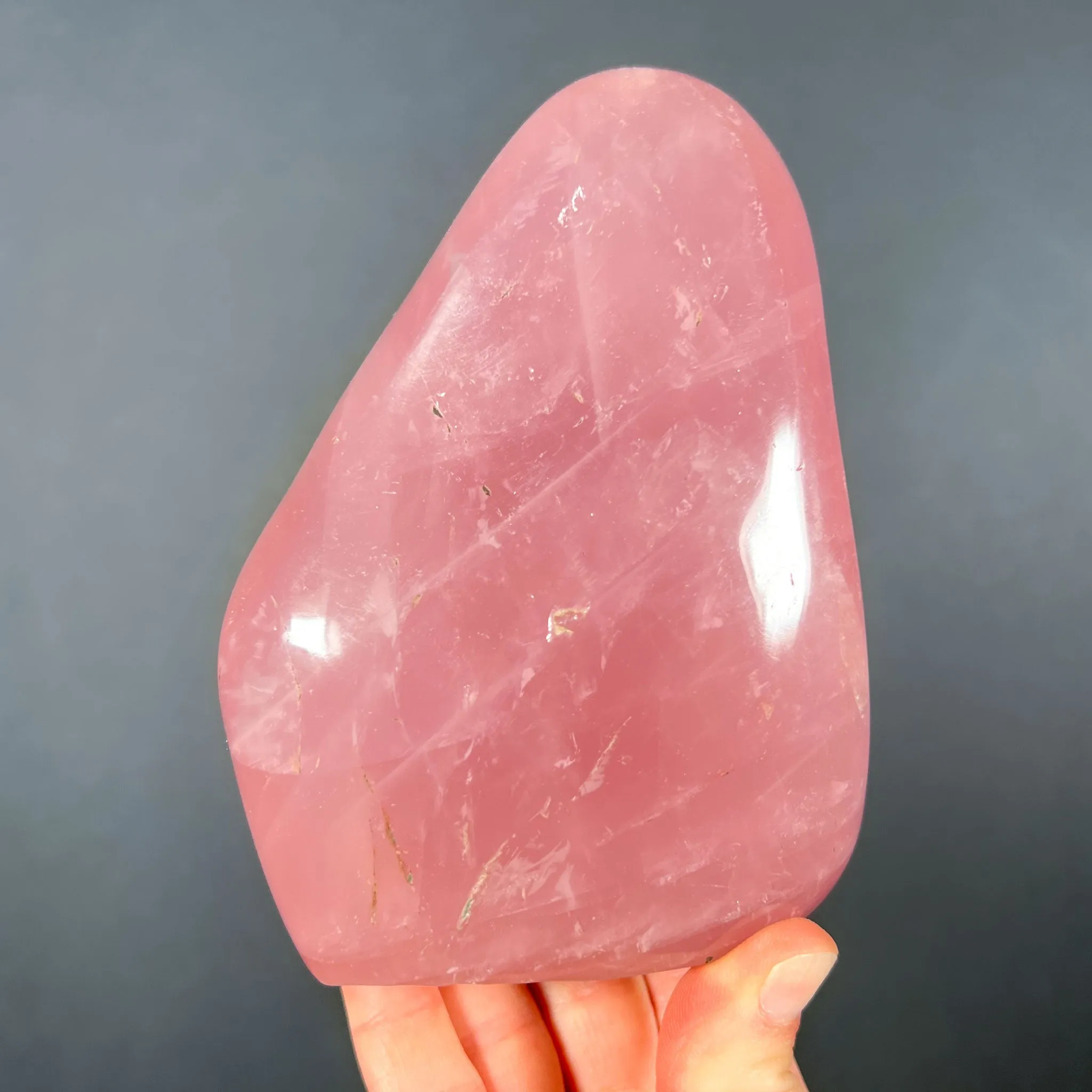 Polished Rose Quartz