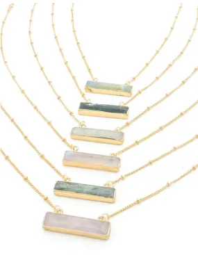 Quartz Bar Necklace