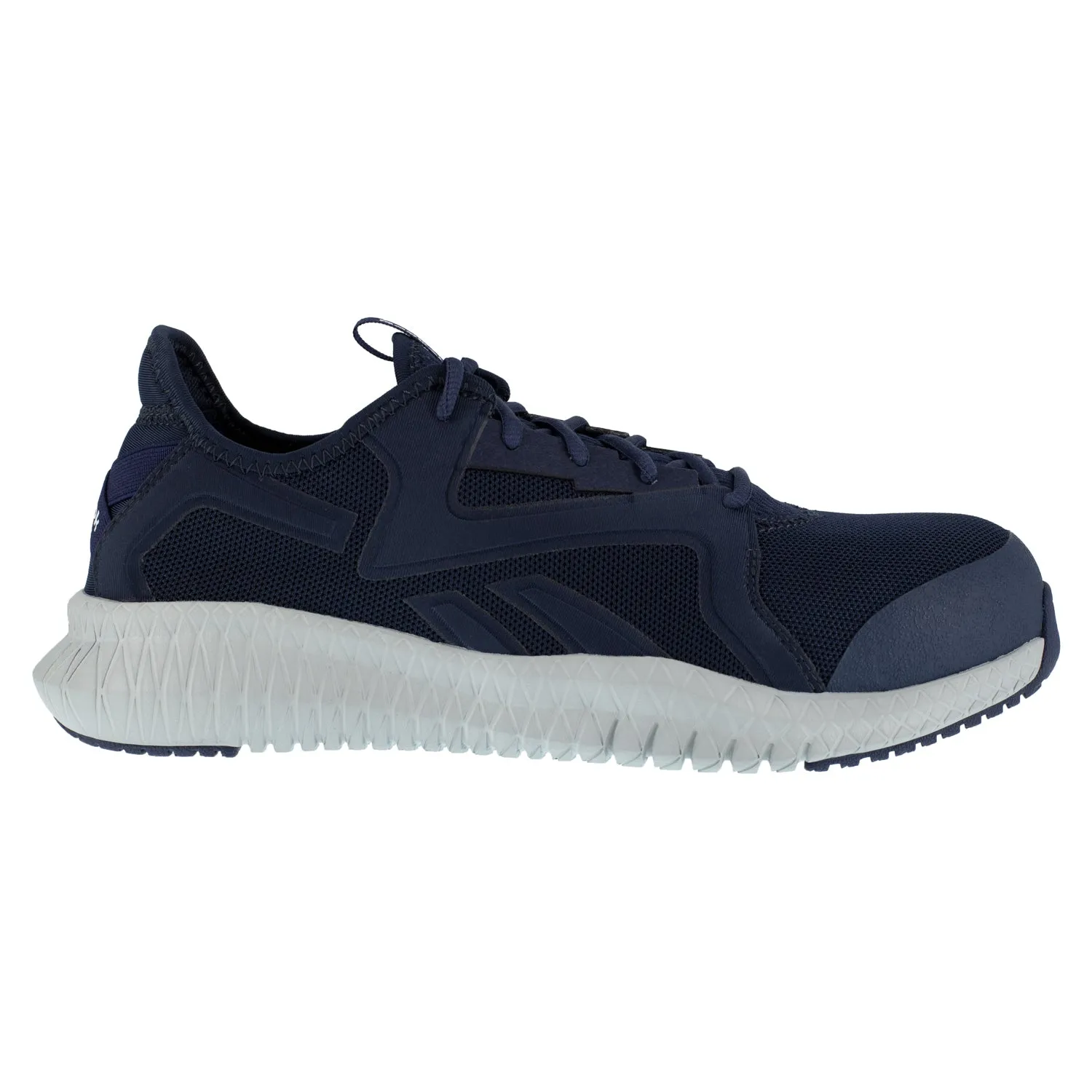 Reebok Mens Navy/Grey Nylon Work Shoes Flexagon 3.0 CT