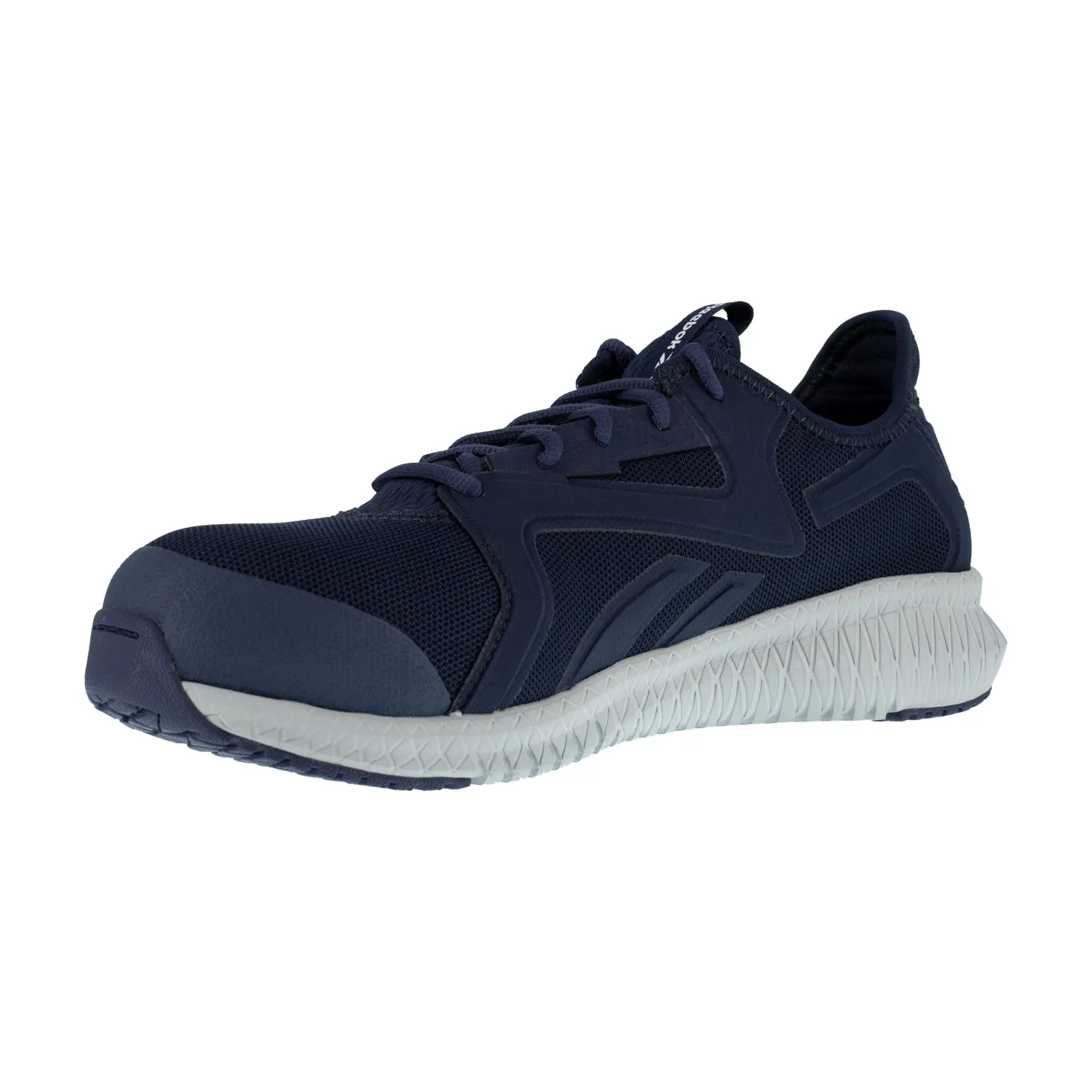 Reebok Mens Navy/Grey Nylon Work Shoes Flexagon 3.0 CT