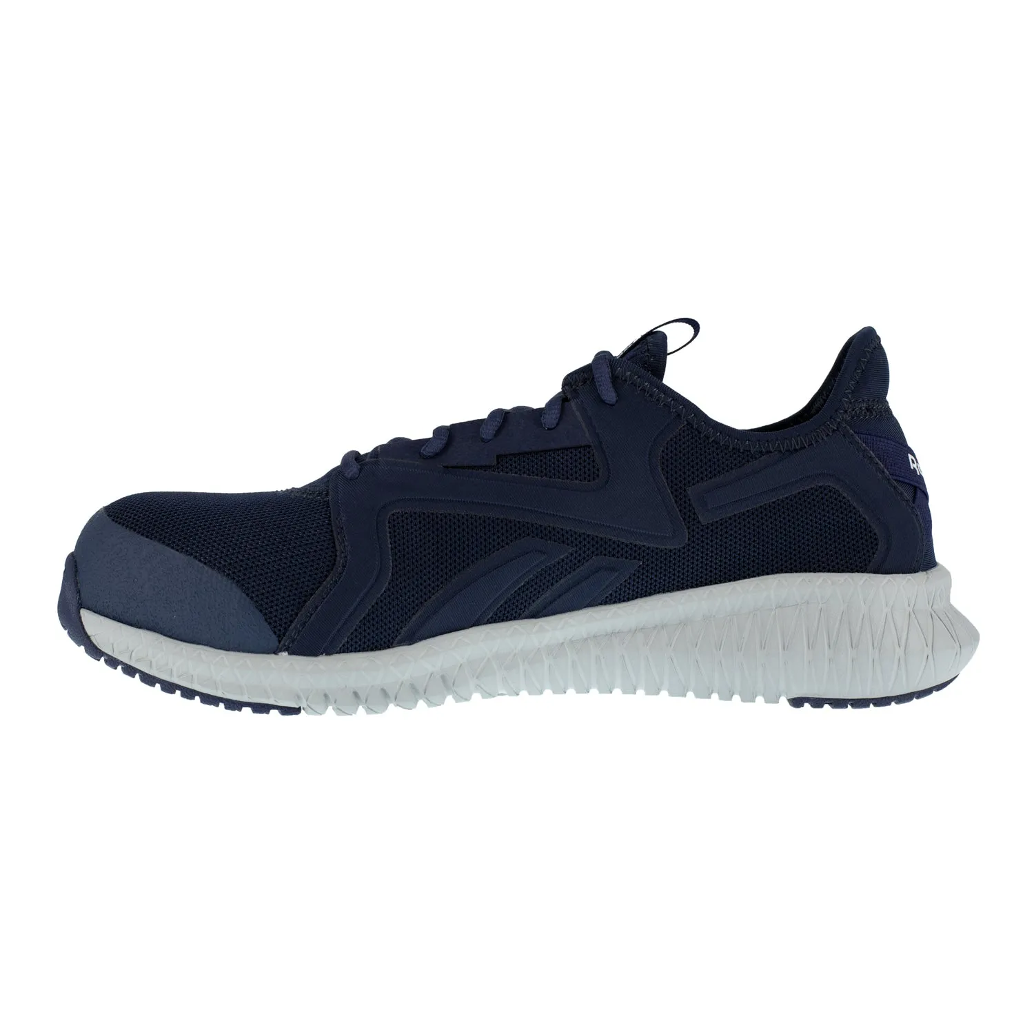 Reebok Mens Navy/Grey Nylon Work Shoes Flexagon 3.0 CT