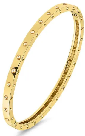 Roberto Coin Pois Mois Yellow Gold Bangle (7771358AYBA0)