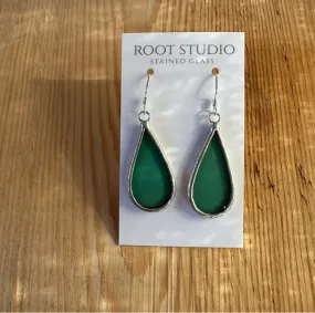 Root Studio - Rain Drop Seafoam Earrings