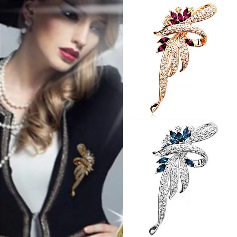 S Brooches For Women Lovely Retro Crystal Brooches For Women Jewelry SM6