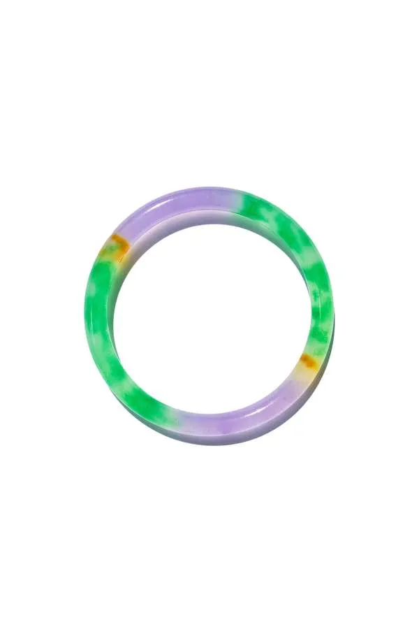 Seree Field Jade Stone Bangle - Multicolor