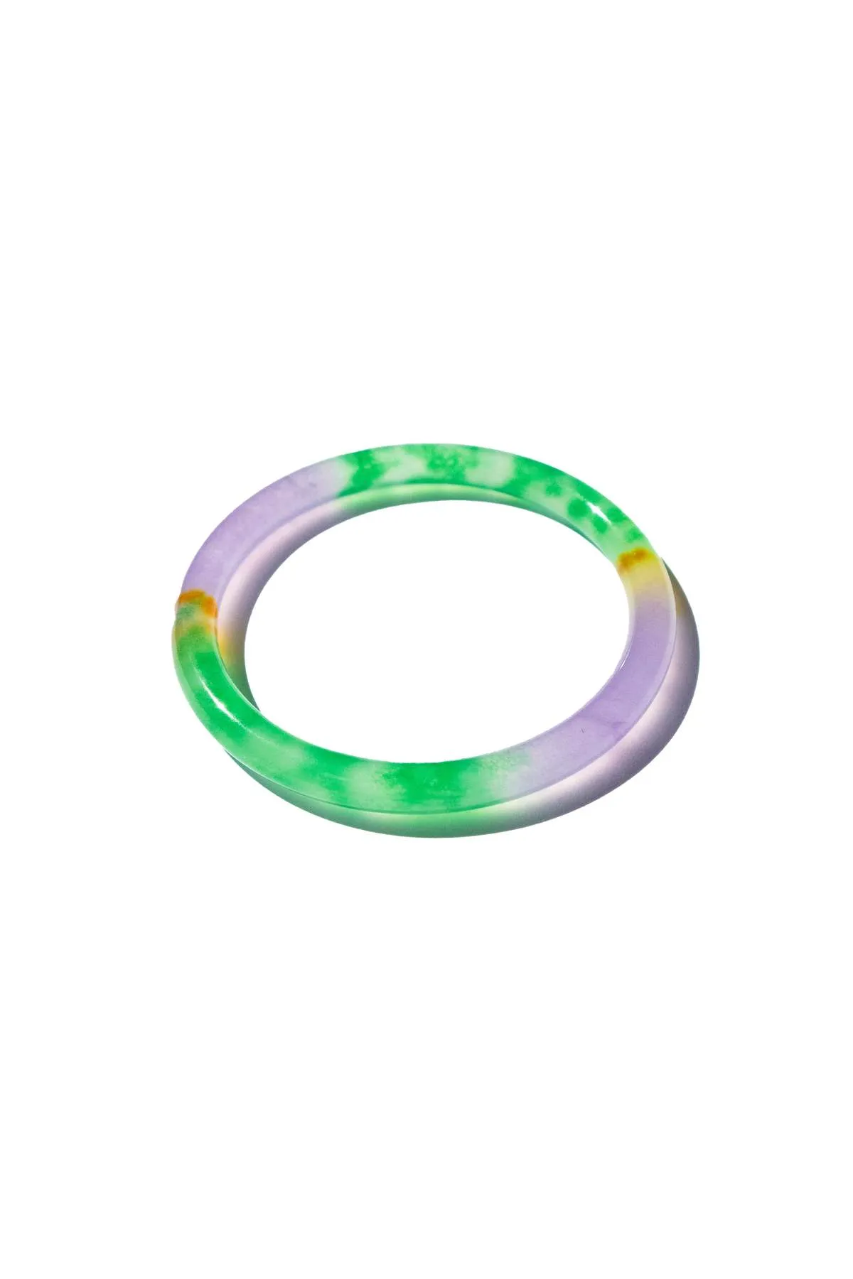 Seree Field Jade Stone Bangle - Multicolor