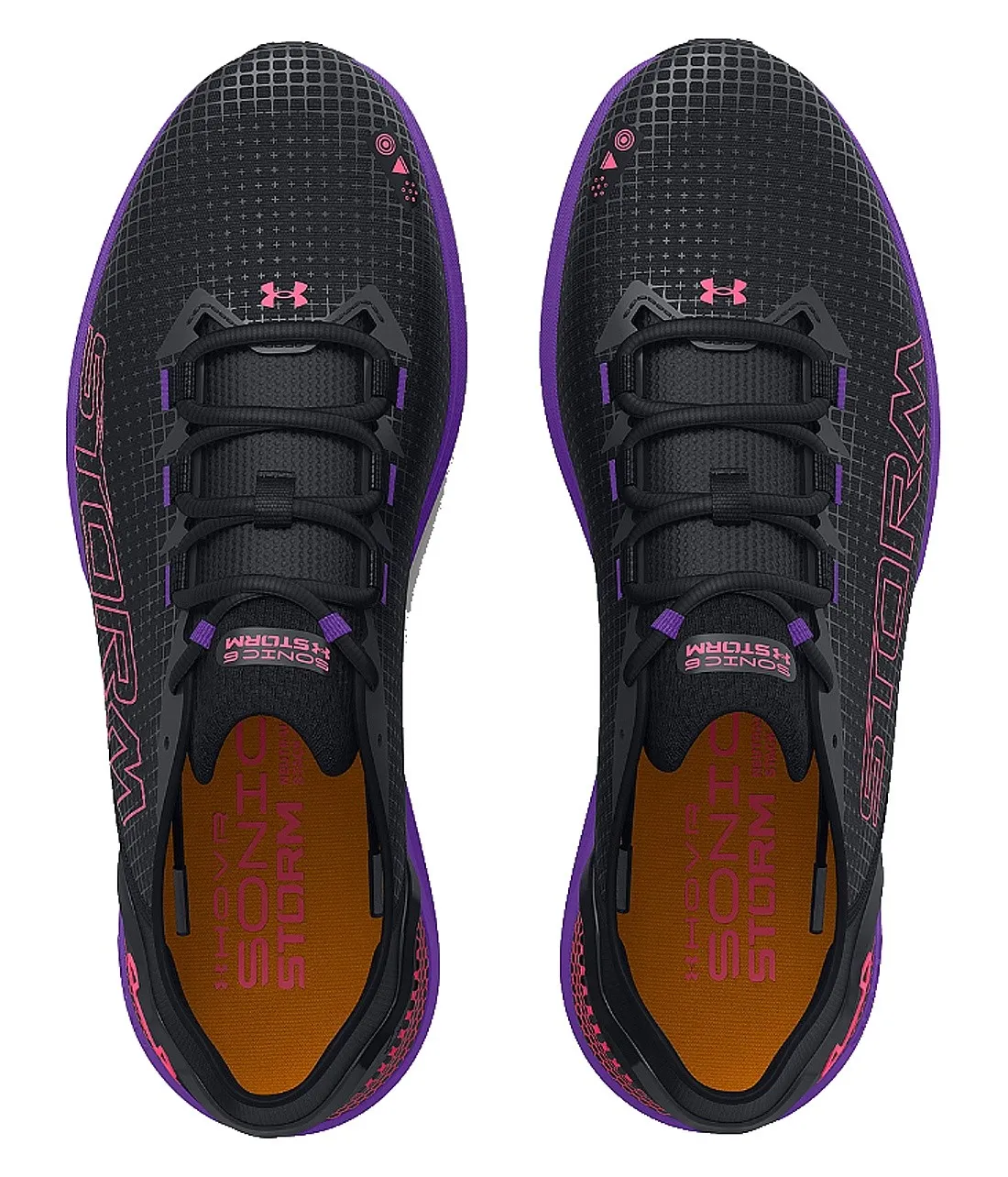 shoes Under Armour Hovr Sonic 6 Storm - Black/Metro Purple - women´s