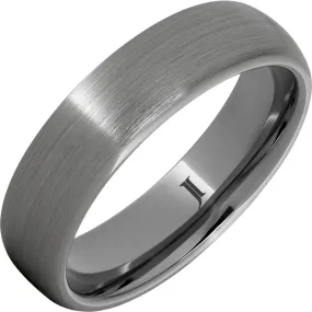 Simplicity - Classic Rugged Tungsten Men's Ring with Satin Finish