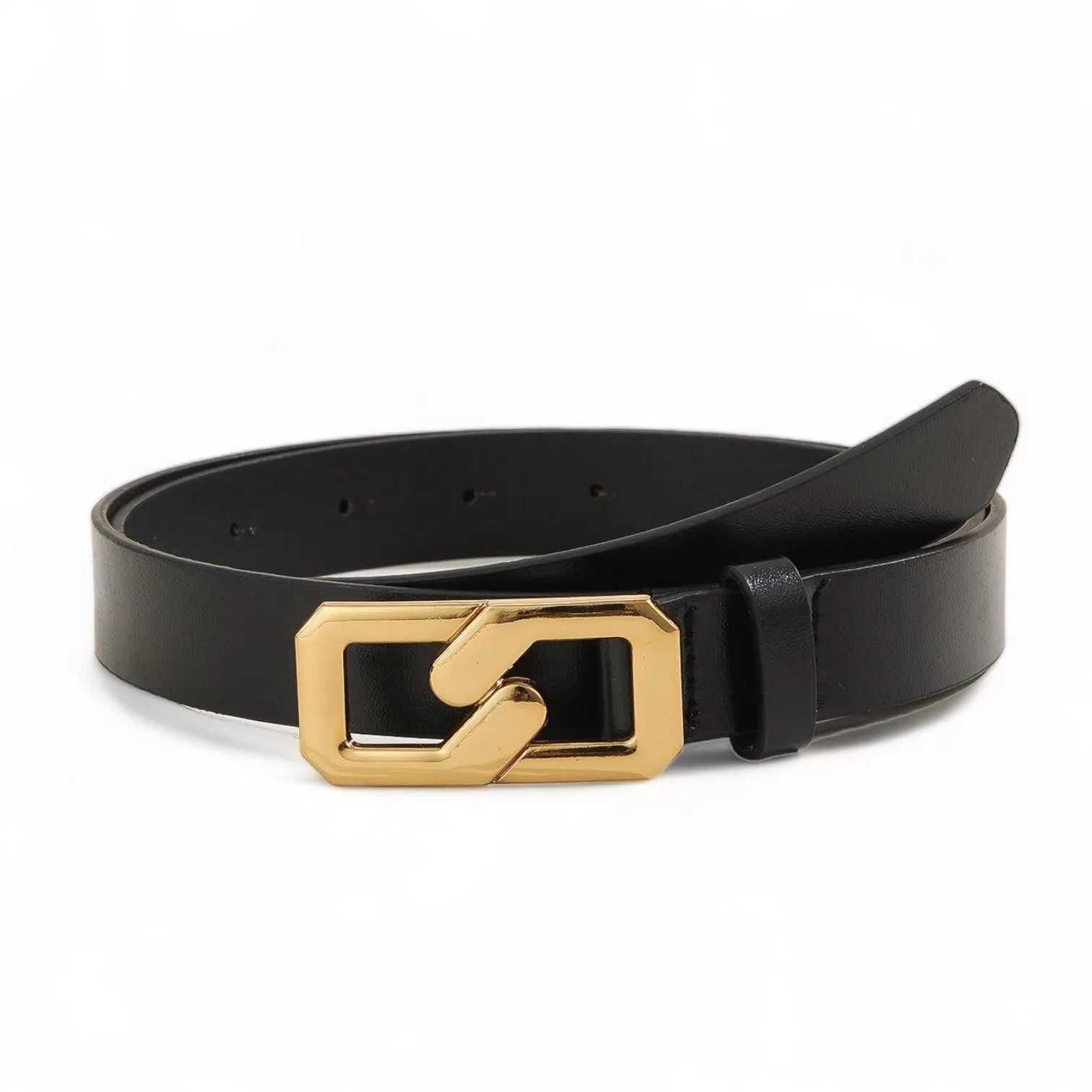 TAILLE Geometric Buckle Decor Fashionable Belt