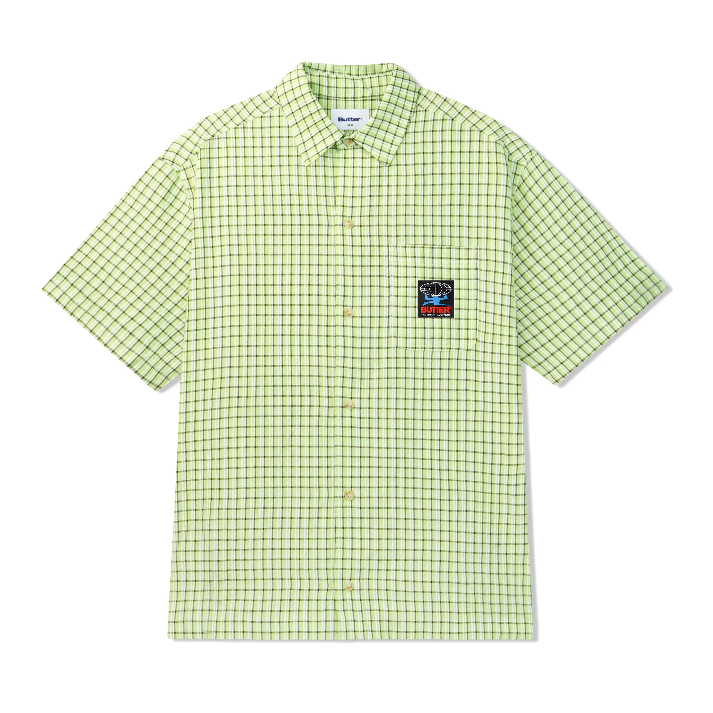 TERRAIN S/S SHIRT LIME / BLACK