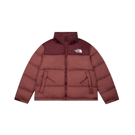 The North Face 1996 Classic Hidden Hood Down Jacket burgundy 11.15