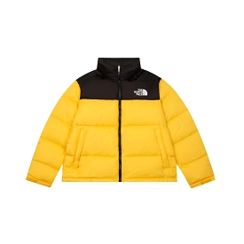 The North Face 1996 Classic Hidden Hood Down Jacket yellow 11.15