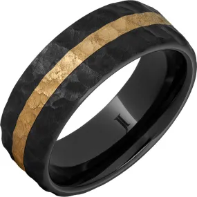 Thor - Black Diamond Ceramic with 14K Gold Inlay