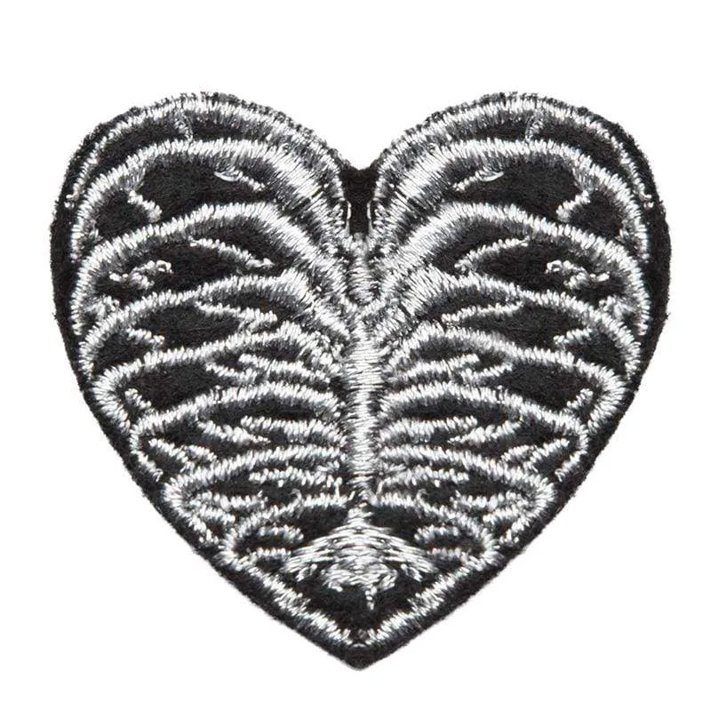 Women's Gothic Skelenton Heart Brooches