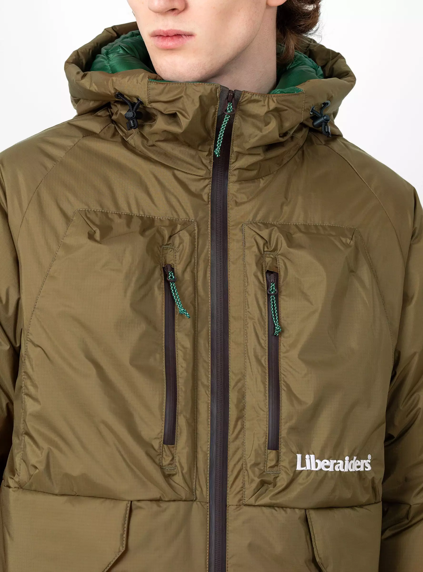 x Liberaiders Aurora Down Jacket Coyote