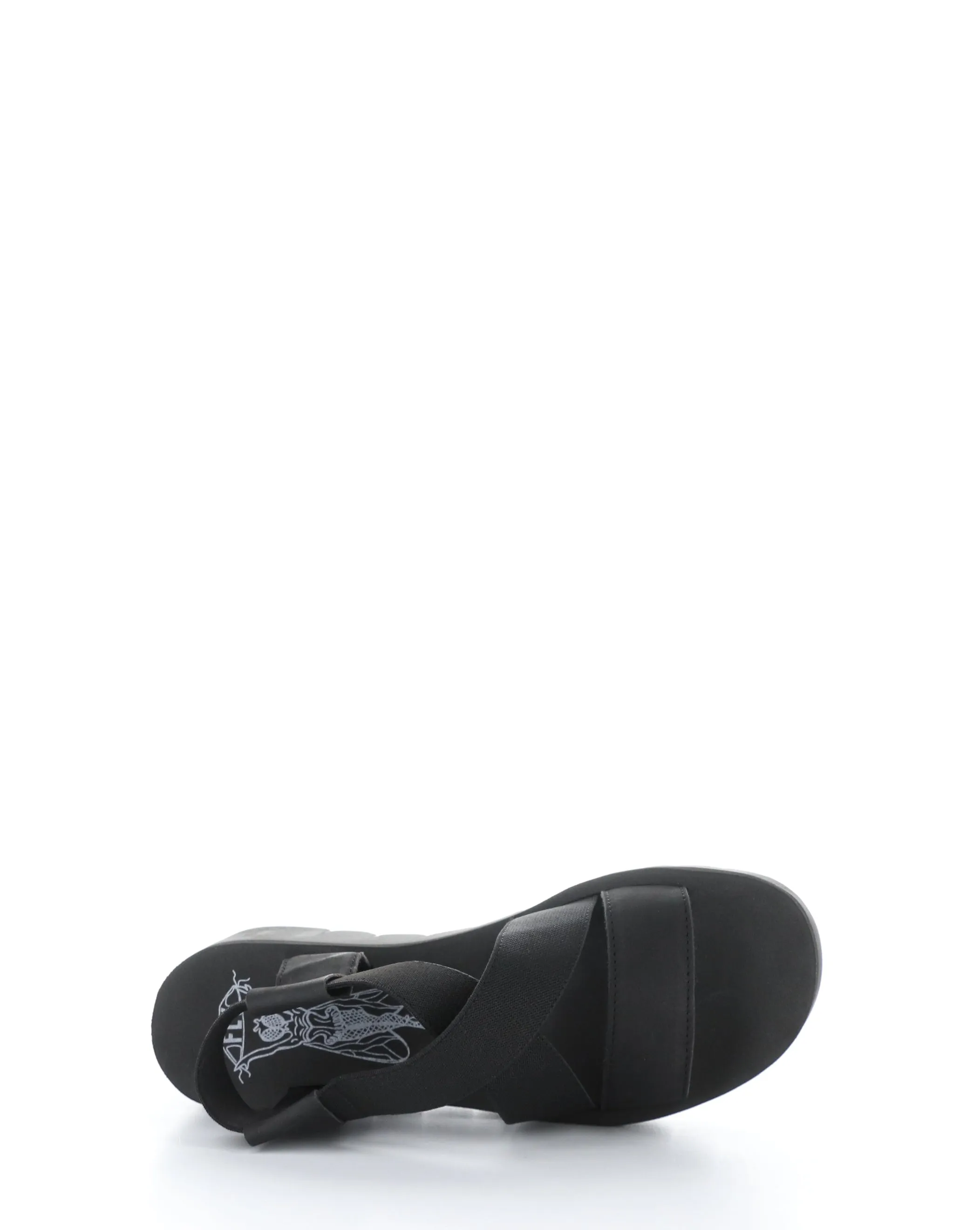 YABY922FLY 000 BLACK Elasticated Sandals