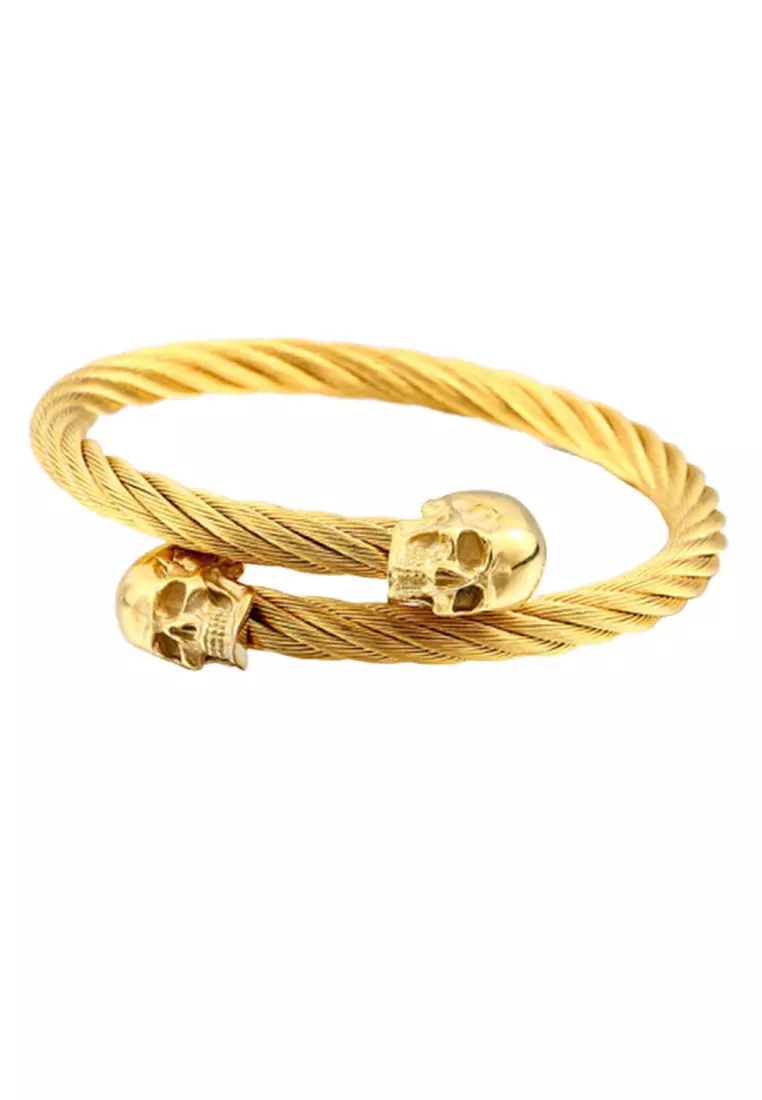 ZITIQUE 61mm Skull Bangle